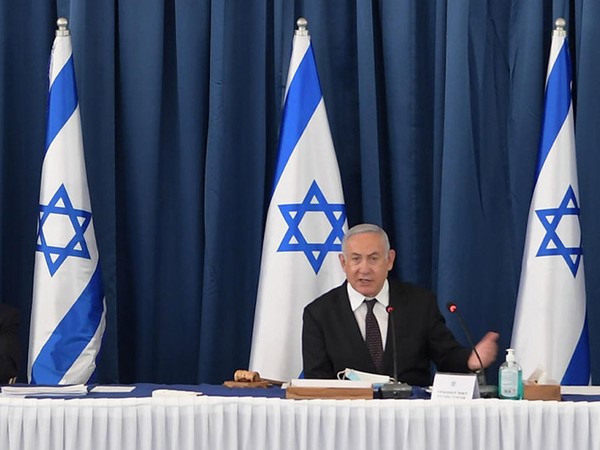 Premierminister Netanyahu beim Treffen des Corona-Kabinetts (Archiv)